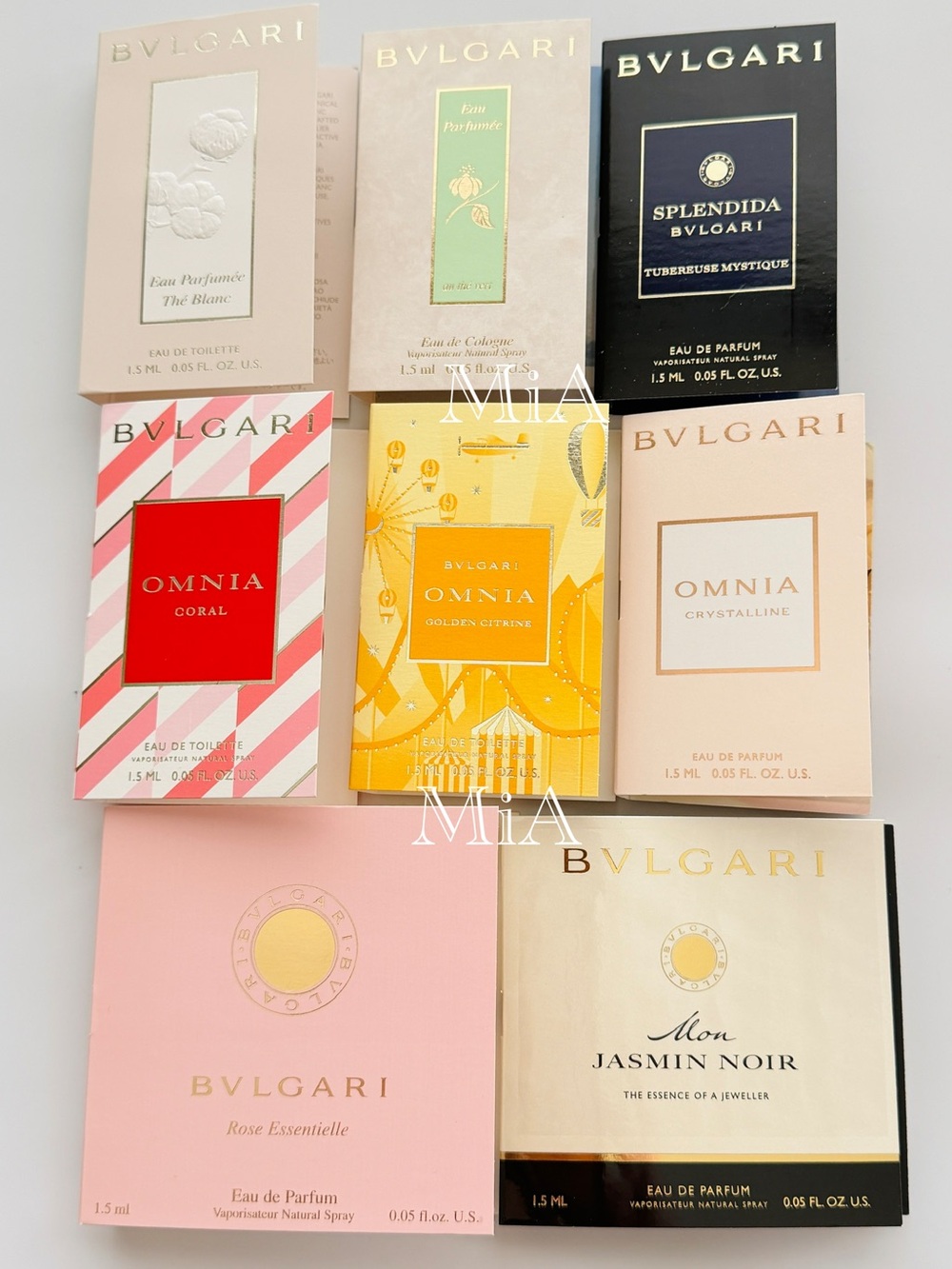 BVLGARI Perfume For Women Sample Size (8pcs)